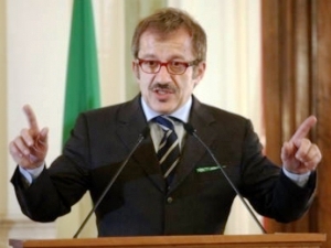 Il ministro degli interni, Roberto Maroni